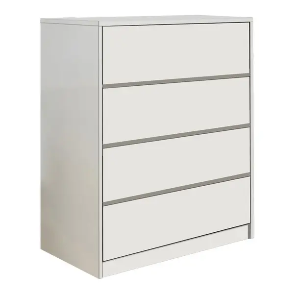 Comoda Kuanger cu sertare din MDF alb 80x40x80 cm