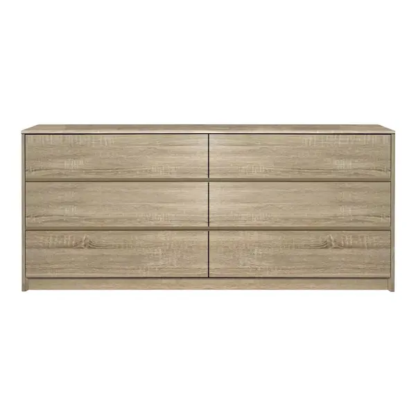 Comoda Kuanger cu sertare, Natural, 120x40x70 cm