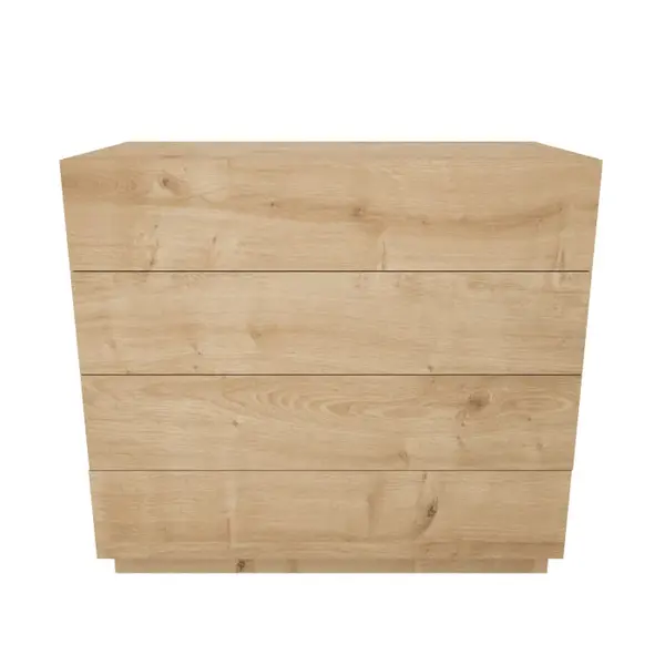 Comoda LINES, stejar, 90x45x81,6 cm