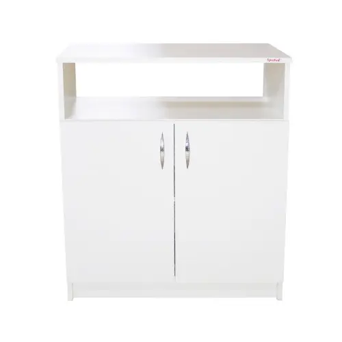 Comoda Soft 2 usi, alb, 75 x 87 x 39 cm