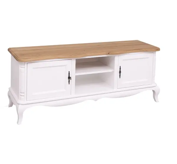 Comoda TV 'Chic', blat stejar cu finisaj Dublu color