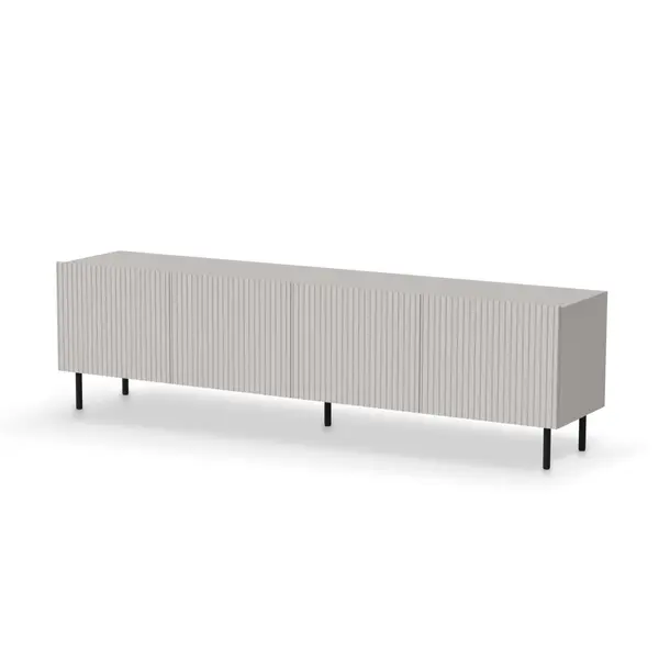 Comoda TV Paxos RTV-2 casmir/negru L200 cm