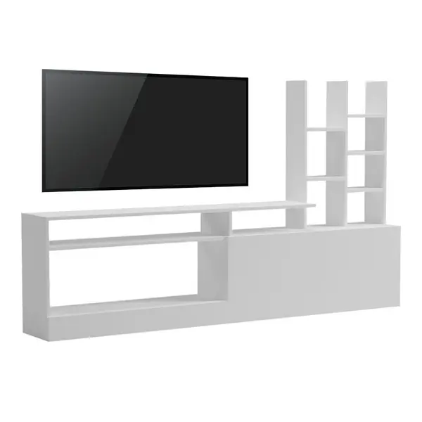 Comoda TV Seruno Alb 170x25x100 cm