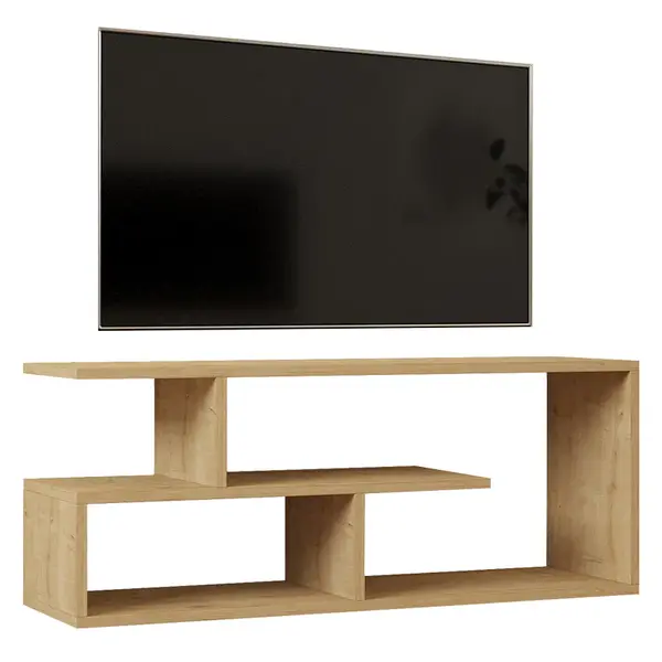 Comoda TV Waldo, Natural, 100x30x40 cm