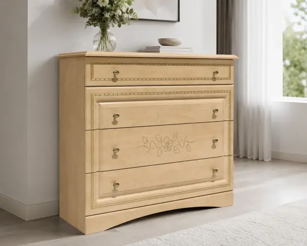 Comoda Venera Mesteacan 102x45x87 cm