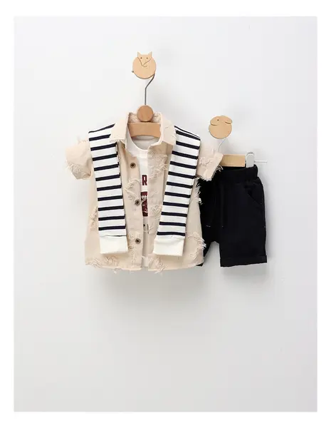 Compleu de vara, Fashion Boy, cu crem