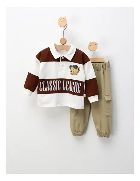 Compleu Premium, Classic League, cu maro