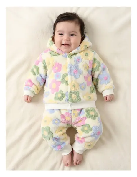 Compleu Super Cocolino, floricele multicolor