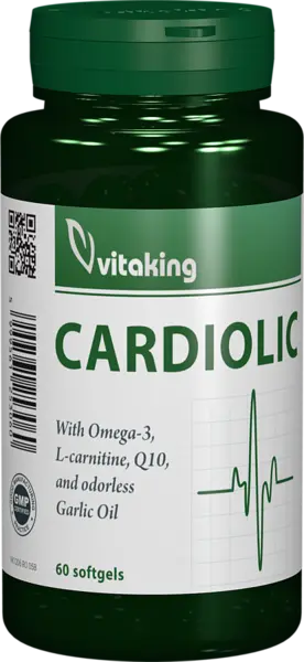 Complex Cardiolic pentru inima, 60 capsule moi, Vitaking