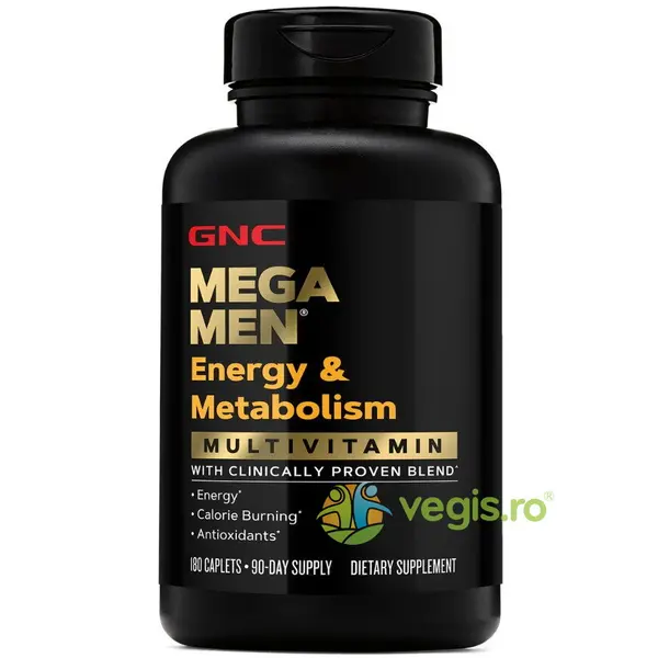 Complex de Multivitamine pentru Barbati - Energie si Metabolism Mega Men 180tb