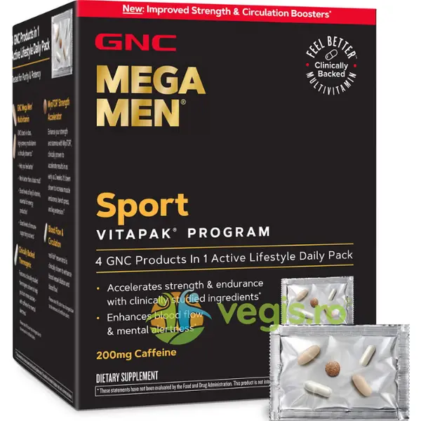 Complex de Multivitamine pentru Barbati Vitapak 30 pachetele
