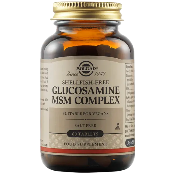Complex Glucozamina MSM, 60 tablete, Solgar