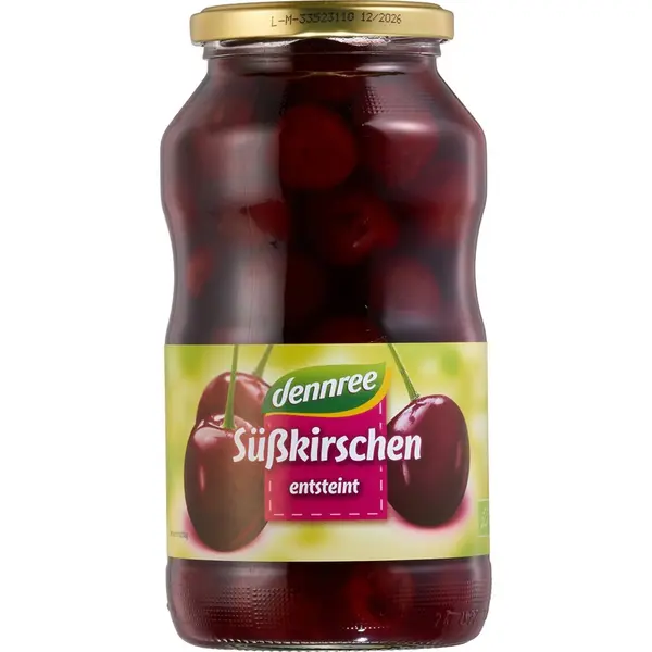 Compot de cirese fara samburi, eco - 700 g