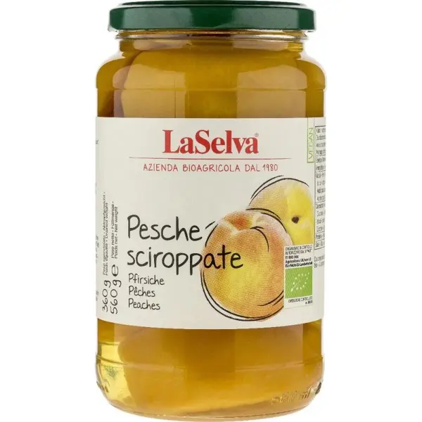 Compot de Piersici, La Selva, Bio, 560 g