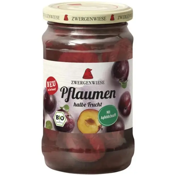 Compot de Prune Jumatati, Zwergenwiese, Bio, 360 g