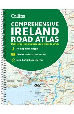 Comprehensive Road Atlas Ireland - Collins Maps