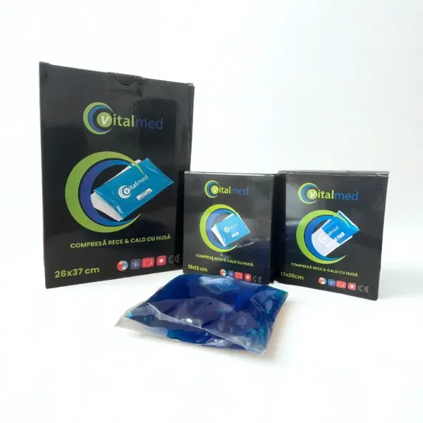 Compresa din gel rece/cald, Vitalmed, S 13x13