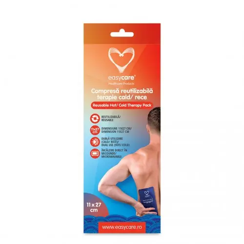 Compresa reutilizabila Easycare pentru terapia cald rece 10 x 26cm Zephyr Labs