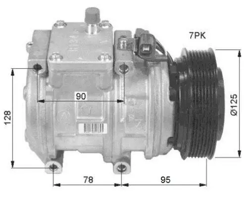 Compresor AC clima LAND ROVER DEFENDER, DISCOVERY II, RANGE ROVER II 2.5D-4.6 intre 1994-2016