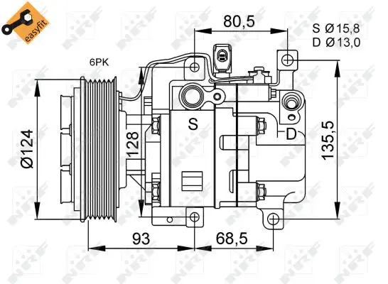 Compresor AC clima MAZDA 3, 6, CX-7 1.8 2.0 2.3 intre 2002-2013