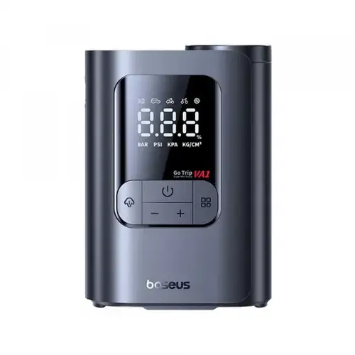 Compresor auto Baseus GoTrip VA1 Super Mini, 82W, 2x 2500 mAh, 10 bar