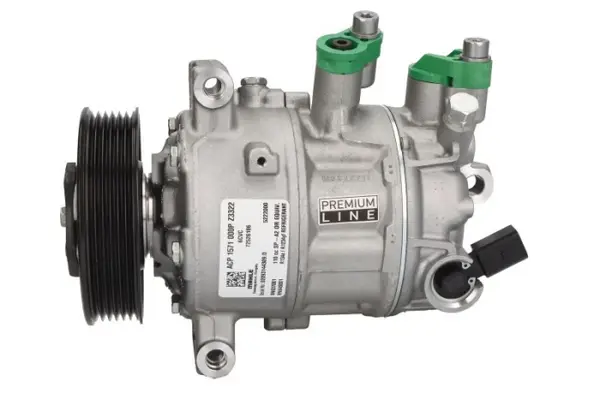 Compresor clima auto aer conditionat potrivit AUDI A1, A1 ALLSTREET, A1 CITY CARVER, A3, Q2, Q3, TT; SEAT ARONA, ATECA, IBIZA IV, IBIZA IV SC, IBIZA IV ST, IBIZA V, LEON, LEON SC, LEON ST 1.0-2.0D 09.