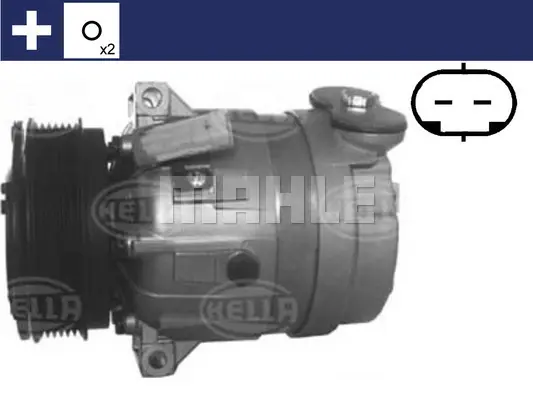 Compresor clima auto aer conditionat potrivit FIAT CROMA; OPEL FRONTERA B, VECTRA B; SAAB 9-3 1.6-2.2D 09.95-12.11