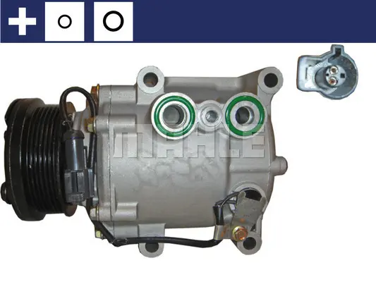 Compresor clima auto aer conditionat potrivit FORD COUGAR, FIESTA, FIESTA IV, FIESTA V, FIESTA MINIVAN, FOCUS I, FUSION, KA, MONDEO II, TOURNEO CONNECT, TRANSIT CONNECT; MAZDA 2 1.25-2.0 08.95-12.13