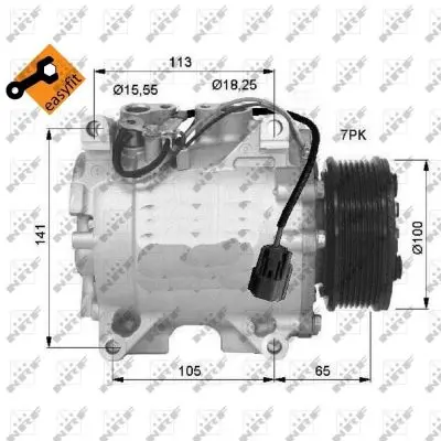 Compresor, climatizare NRF 32448