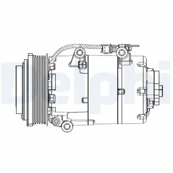 Compresor climatizare potrivit FORD C-MAX, FOCUS C-MAX, FOCUS II 1.8D 07.04-09.12