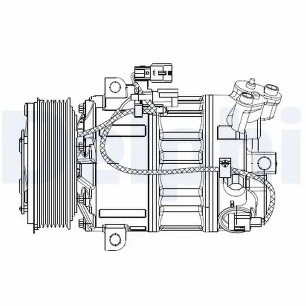 Compresor climatizare potrivit NISSAN X-TRAIL, X-TRAIL II; RENAULT LAGUNA, LAGUNA III 2.0D 3.0D 06.07-12.15