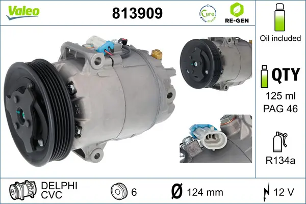 Compresor climatizare (reconditonat) potrivit OPEL ASTRA J, ASTRA J GTC, MERIVA B 1.4 1.4LPG 12.09-
