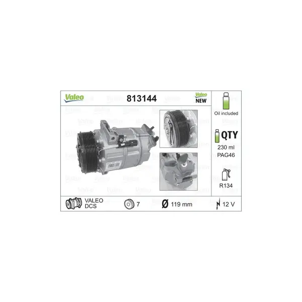 Compresor, climatizare VALEO 813144