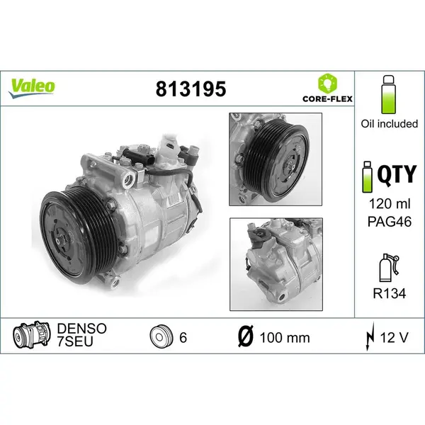 Compresor, climatizare VALEO 813195