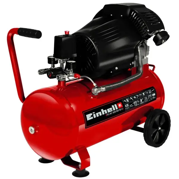 Compresor cu ulei Einhell – TC-AC 420/50/10V, 50L, 2200W, 10 bari