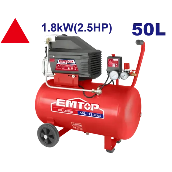 Compresor de aer 50L, 1.8kW (2.5HP) - EACPD25501, EMTOP