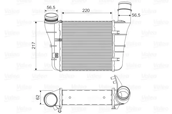 Compresor intercooler potrivit AUDI A4 B7; SEAT EXEO, EXEO ST 1.6-2.0D 11.04-05.13