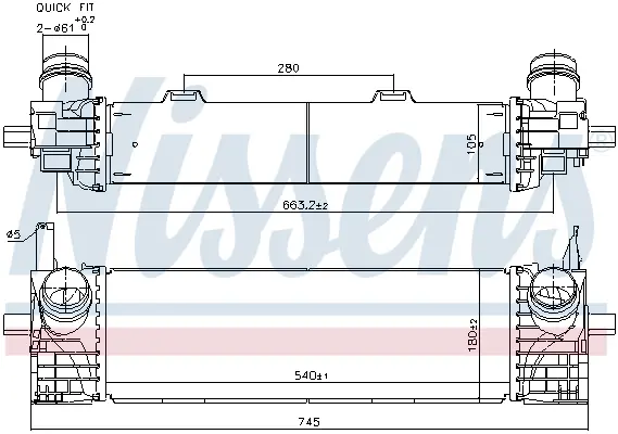 Compresor intercooler potrivit BMW X3 (G01, F97, G08), X4 (G02, F98) 2.0-3.0DH 08.17-
