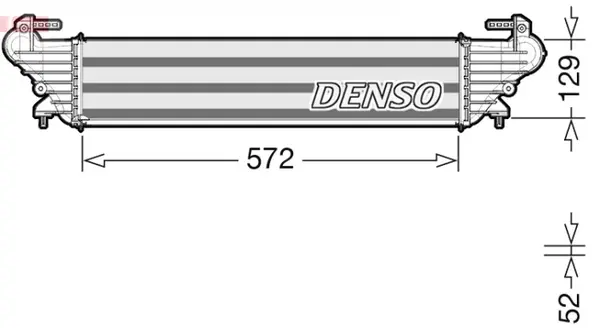 Compresor intercooler potrivit FIAT 500L, TIPO 0.9-1.6D 09.12-