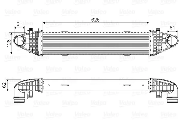 Compresor intercooler potrivit MERCEDES C (C204), C T-MODEL (S204), C (W204), E (A207), E (C207), E T-MODEL (S212), E (W212) 1.8 2.2D 08.08-