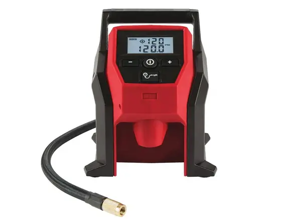Compresor M12 subcompact Milwaukee, stand anti-vibratie, ecran LCD, sistem REDLITHIUM, 4933464124