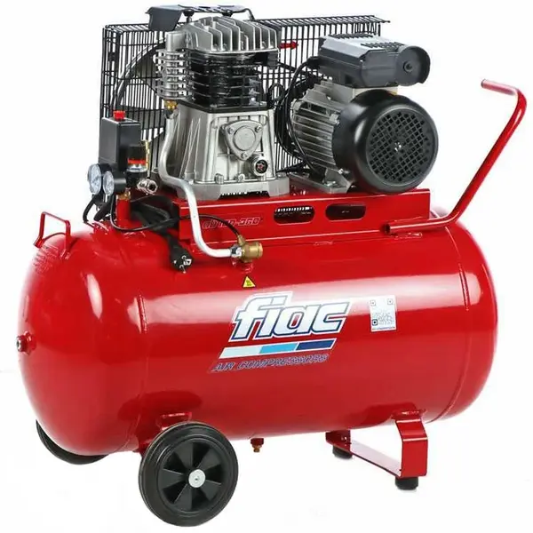 Compresor monofazat profesional 100l, debit 350l/min, FIAC AB100/360MC