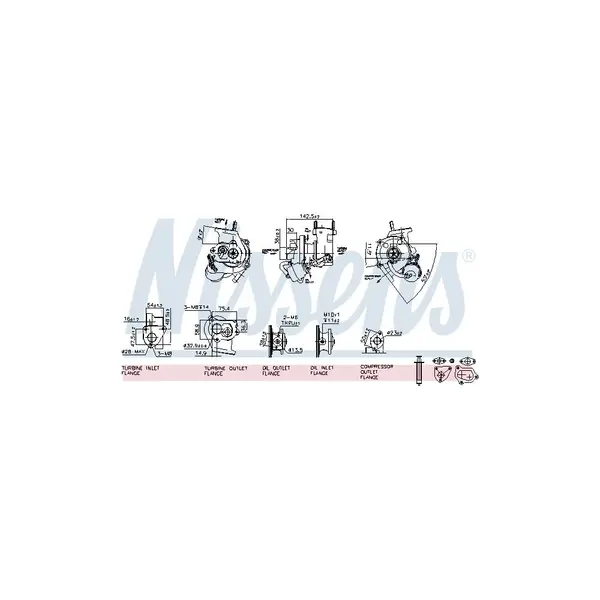 Compresor,sistem de supraalimentare NISSENS 93030