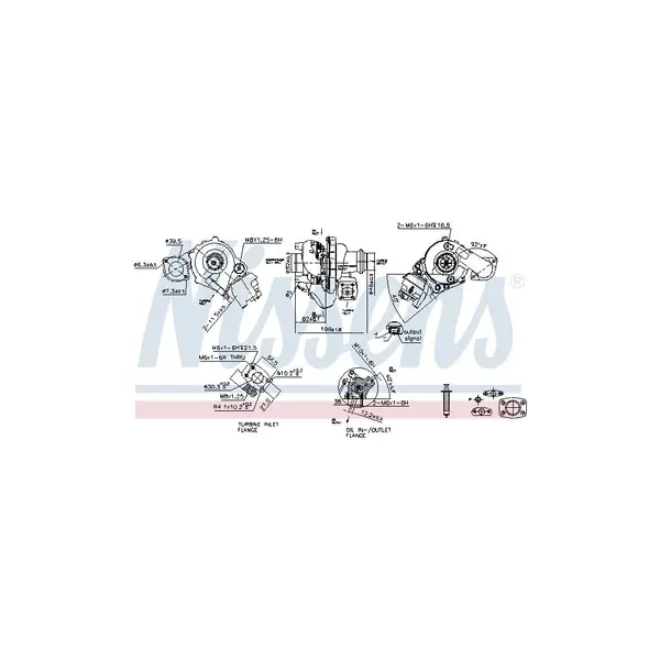Compresor,sistem de supraalimentare NISSENS 93421