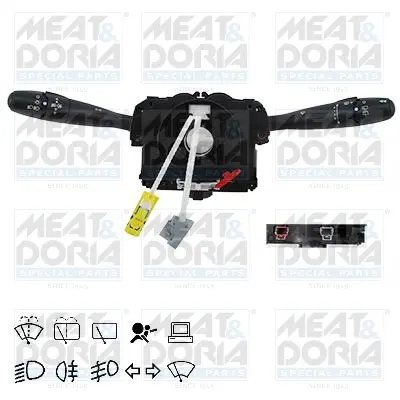 Comutator coloana directie (control computer; Indicatorii; lumini; stergatoare) potrivit CITROEN C2, C3 II; PEUGEOT 307 08.00-09.16