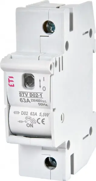 comutator cu siguranta stv d02 63a 1p 002271001