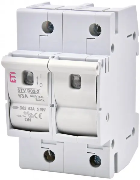 comutator cu siguranta stv d02 63a 2p 002271003