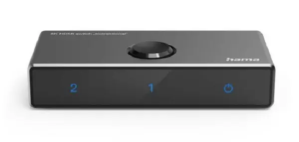 Comutator Hama - Data Switch, 8K-HDMI, negru