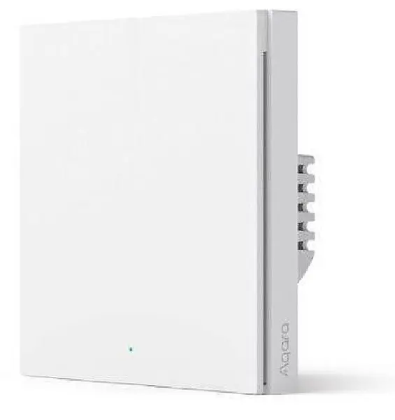 Comutator inteligent de perete Aqara - H1, cu neutru, cu un singur buton, alb