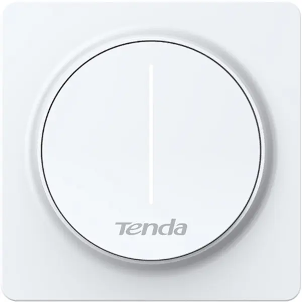 Comutator inteligent de perete Tenda - SS9, dimabil, alb